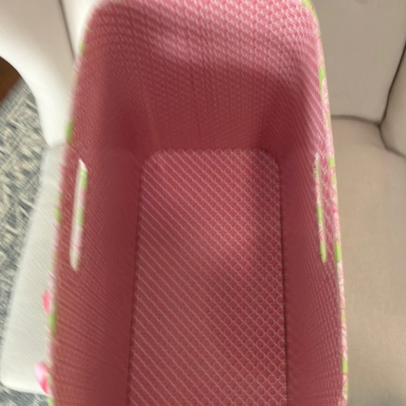 Pink and Green Pattern Storage Container - Picture 2 of 4